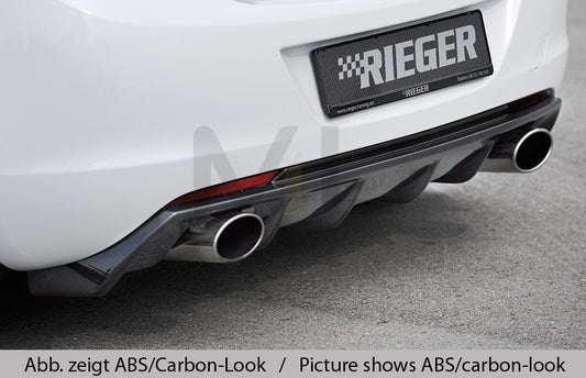 Rieger 00051316 Opel Astra J Rear Diffuser 1 | ML Performance UK Car Parts
