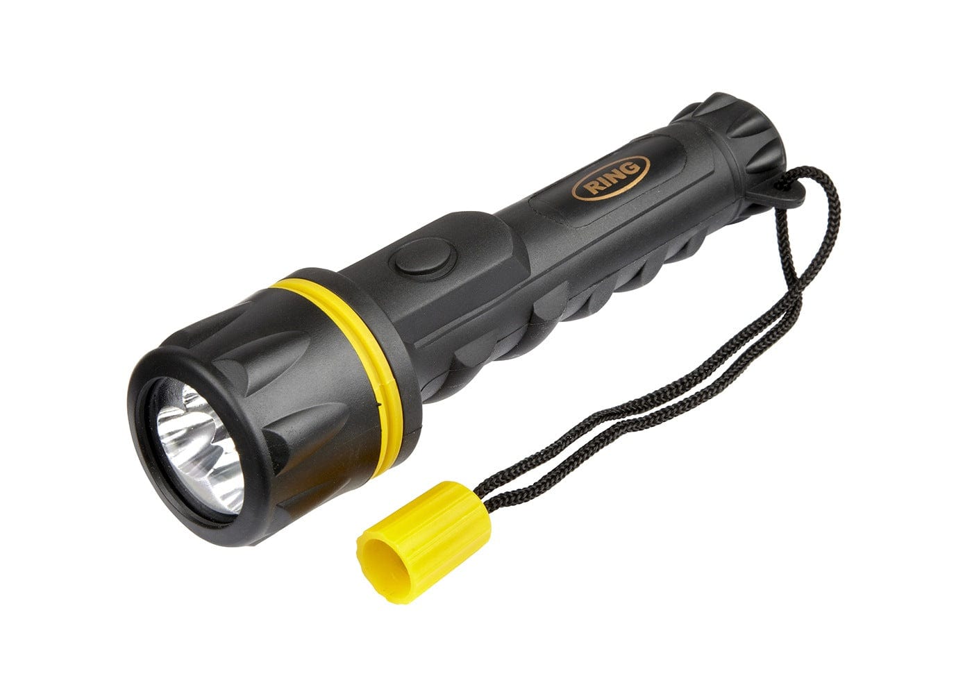 RING RT5148 3 LED Small Rubber Torch - (Sold only as 8pcs in a counter top display unit) | ML Performance