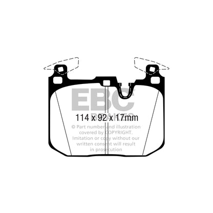 EBC PLK1970 BMW F87 Yellowstuff Pads and Brake Line Performance Pack - Brembo Caliper (Inc. M2 & M2 Competition) 2 | ML Performance UK Car Parts