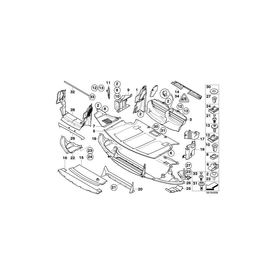 Genuine BMW 51717061889 E61 E60 Front Left Air Duct Cover (Inc. 535d, M5 & 550i) | ML Performance UK