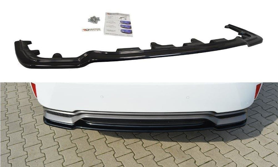 Maxton Design LE-RX-4-H-RD1T Central Rear Splitter (without vertical bars) Lexus RX MK4 H | ML Performance UK Car Parts