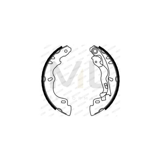 FERODO PREMIER FSB4077 Brake Shoe Set for FIAT Palio I Hatchback (178) | ML Performance Car Parts