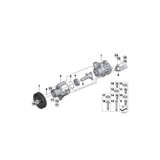 Genuine BMW 11007773390 Washer 7,0X16,0X2,2 (Inc. M6 GT3) | ML Performance UK Car Parts