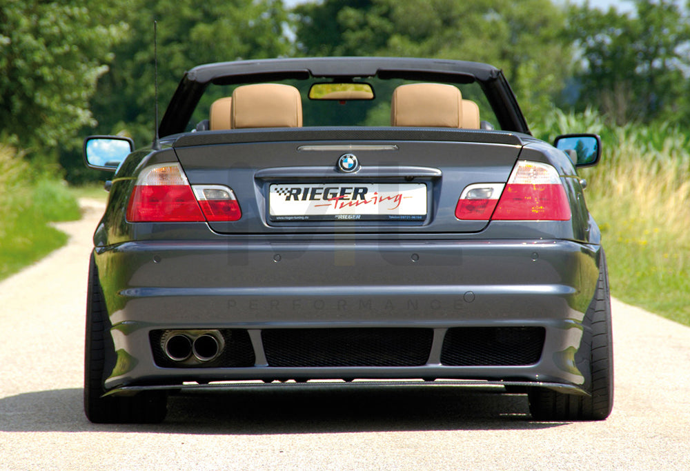 Rieger 00050233 BMW 3 Series E46 Rear Bumper 7 | ML Performance UK Car Parts