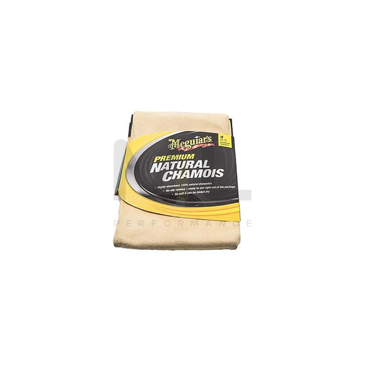 MEGUIARS PREMIUM, NATURAL CHAMOIS X2100 Chamois leather 25x16 cm | ML Performance Car Parts