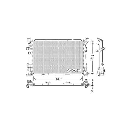 Denso DRM17054 Drm17054 Engine Radiator | ML Performance UK