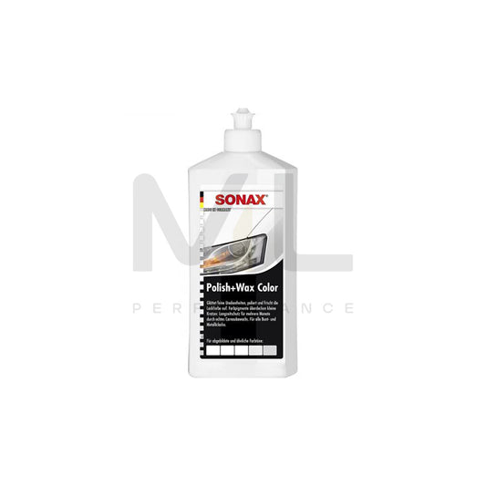 Sonax Polish + Wax COLOR White 500ml | ML Performance Car Care