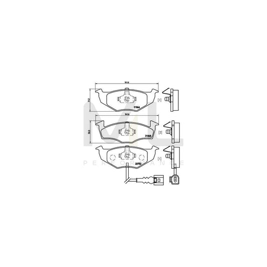 Brembo P 85 071 Brake Pad Set | ML Performance Car Parts