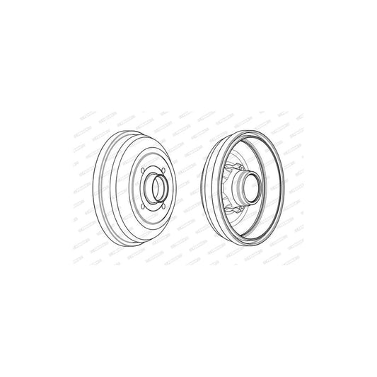 Ferodo Fsl719 Brake Pad Set Fuse Technology Incl Wear Warning Contact