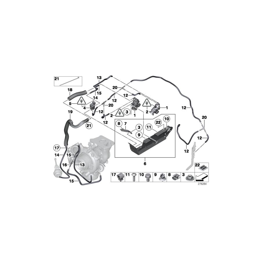 Genuine BMW 11657823848 E71 F07 F10 Heat Protection 150mm (Inc. 535dX, 740d & 535d) | ML Performance UK Car Parts