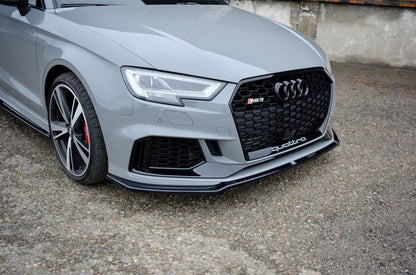 Maxton Design Audi RS3 8V FL Sedan Front Splitter V.2