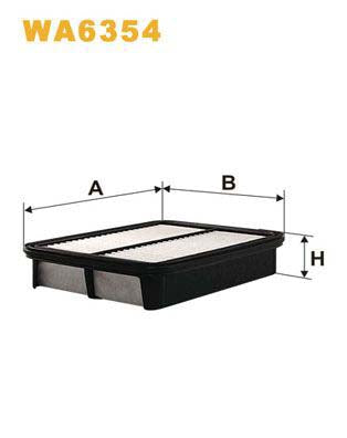 WIX Filters WA6354 Air Filter For Toyota Corolla