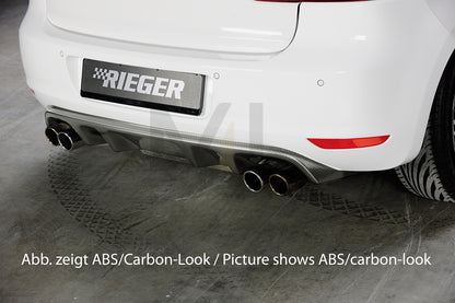 Rieger 00088145 VW Mk6 Golf Rear Diffuser 1 | ML Performance UK Car Parts