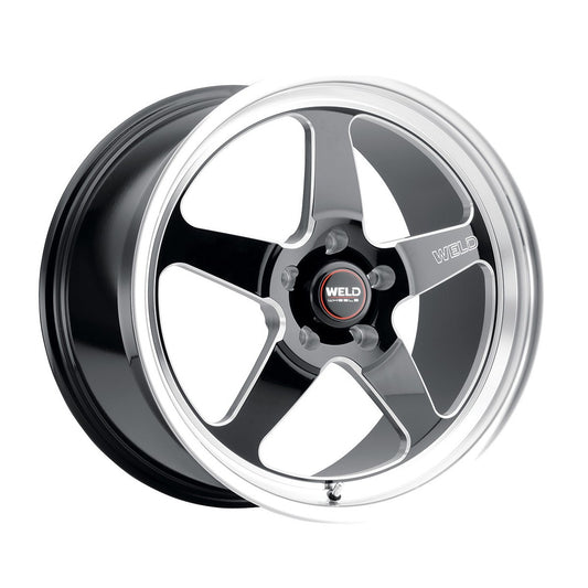 Weld S15500575P38 Ventura Drag S155 Wheel 20x10.5 5x127 ET38 BS7.25 Gloss Black MIL - DIA