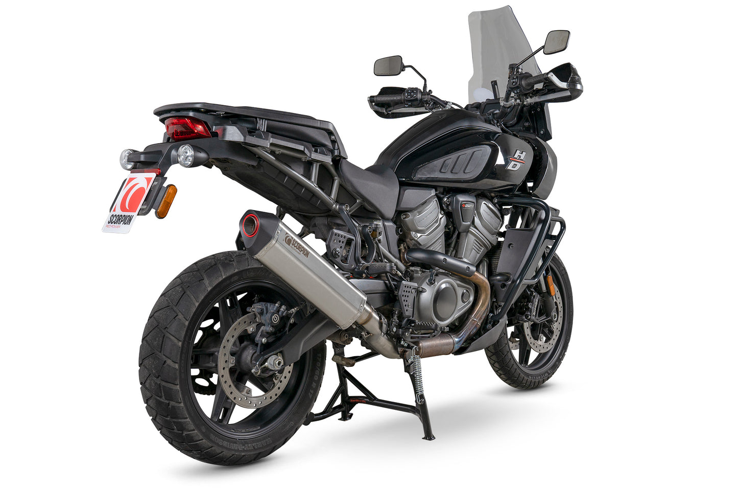 Scorpion RHD50SEO Harley Davidson Pan America 1250 Serket Parallel Slip-On - Stainless Steel Sleeve | ML Performance UK UK