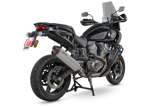 Scorpion RHD50SEO Harley Davidson Pan America 1250 Serket Parallel Slip-On - Stainless Steel Sleeve | ML Performance UK UK