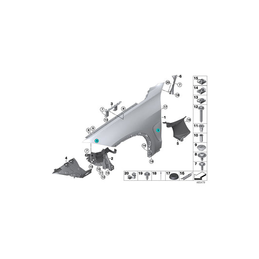 Genuine BMW 51657337095 Reinforcement Left (Inc. X5 M50dX, X5 35dX & X5 50iX) | ML Performance UK