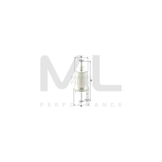 MANN-FILTER WK 6015 Fuel filter In-Line Filter | ML Performance Car Parts