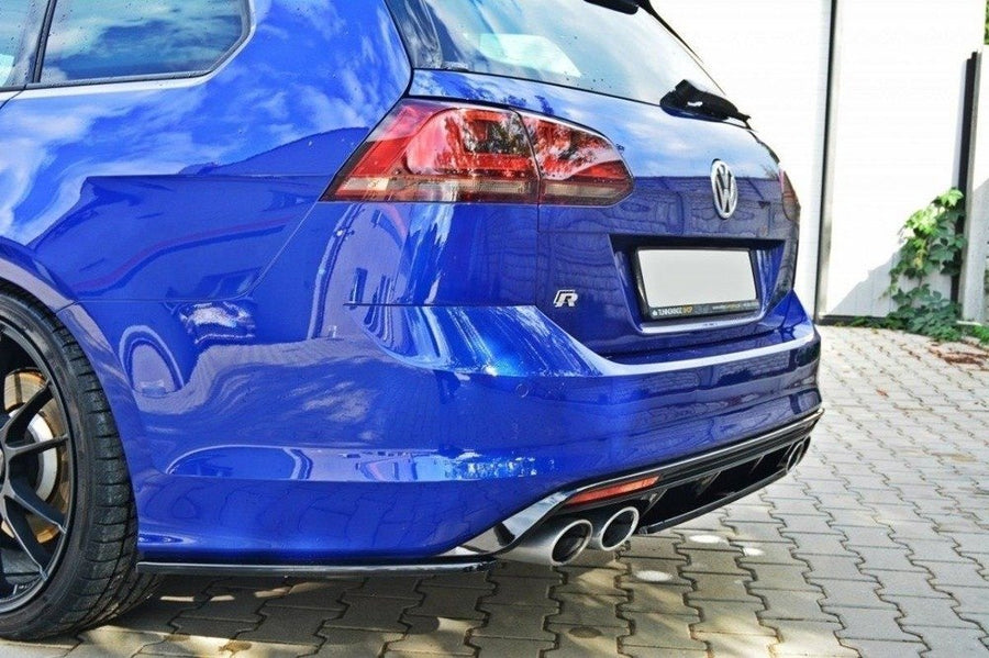 Maxton Design Volkswagen Golf R MK7 Estate Central Rear Splitter (without vertical bars)