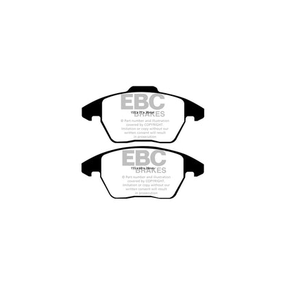 EBC DP22052 Citroen Peugeot Greenstuff Front Brake Pads - Bosch/Girling/TRW/CBI/TRW Caliper 2 | ML Performance UK Car Parts