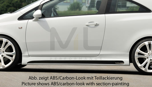 Rieger 00099329 Opel Corsa D Side Skirt 1 | ML Performance UK Car Parts