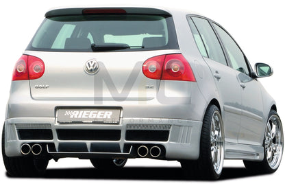 Rieger 00059328 VW Mk5 Golf Rear Diffuser 4 | ML Performance UK Car Parts