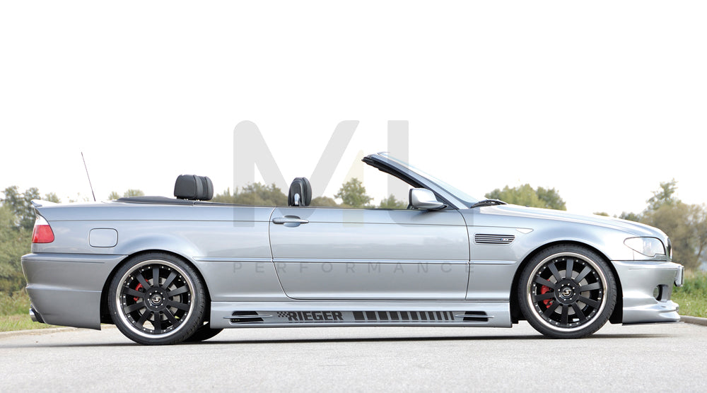 Rieger 00050207 BMW 3 Series E46 Side Skirt (Inc. M3) 2 | ML Performance UK Car Parts