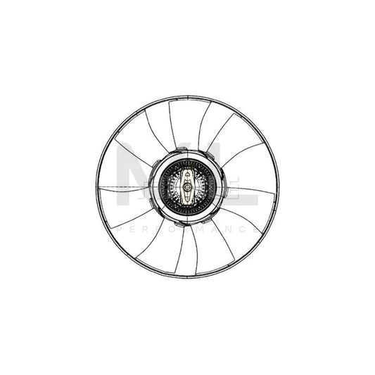 MAHLE ORIGINAL CFF 500 000P Fan, radiator for VW CRAFTER ???: 428mm | ML Performance Car Parts