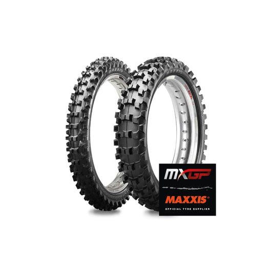 MAXXIS 2770132 MX-ST+ MATCHED TYRE PAIR 80/100-21 And 110/90-19 | ML Performance UK UK