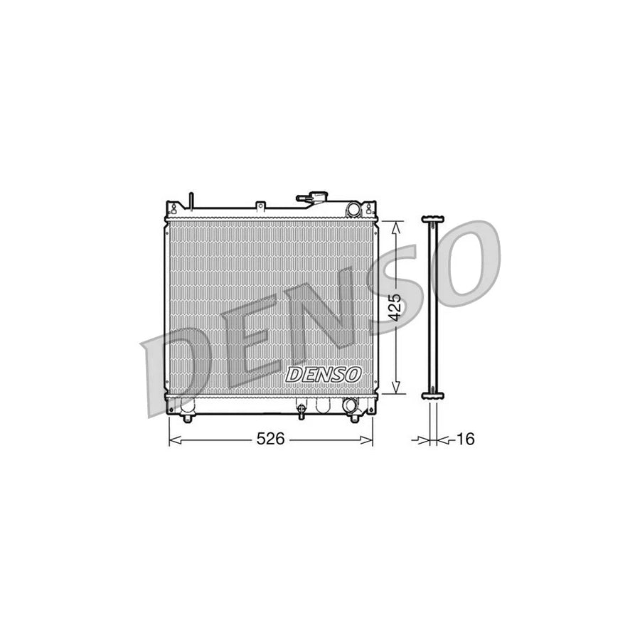 Denso DRM47015 Drm47015 Engine Radiator For Suzuki Grand Vitara I Off-Road (Ft, Ht) | ML Performance UK