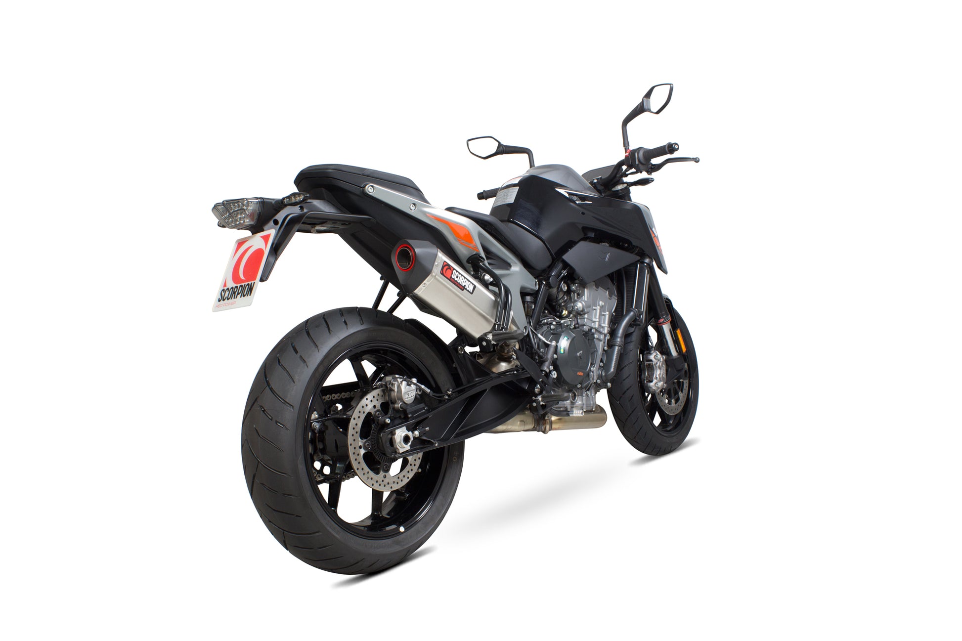 Scorpion RKT88SEO KTM 790 Duke Serket Parallel Slip-On - Brushed Stainless Steel Sleeve | ML Performance UK UK