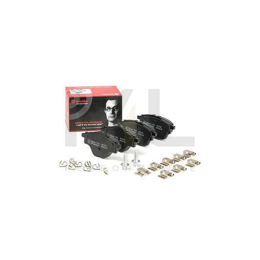Brembo P 61 124 Brake Pad Set Excl. Wear Warning Contact, With Brake Caliper Screws | ML Performance Car Parts