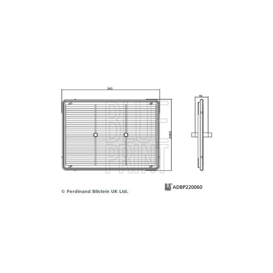 Blue Print ADBP220060 Air Filter
