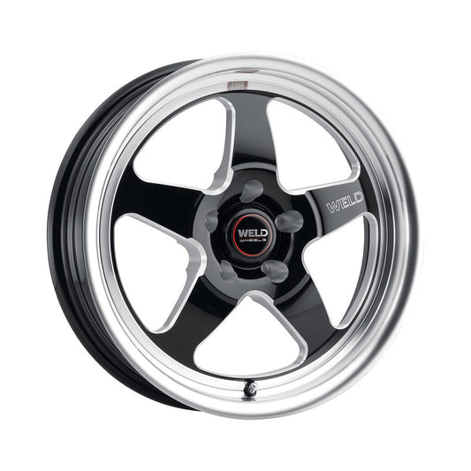 Weld S1557C067N21 Ventura Drag S155 Wheel 17x5 5x114.3 ET-21 BS2.18 Gloss Black MIL - DIA
