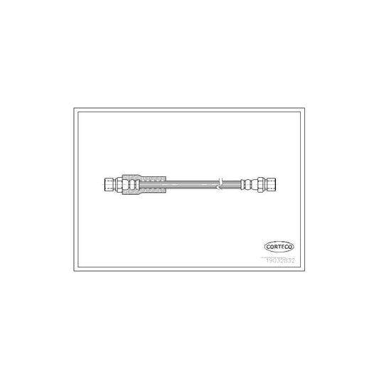 Corteco 19032832 Brake Hose Suitable For Mercedes-Benz G-Class | ML Performance UK