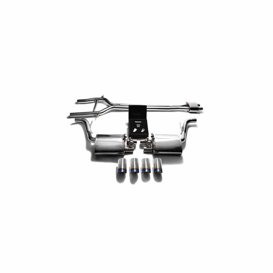 Armytrix P70N1-QS11B Valvetronic Exhaust System Porsche 970 Panamera | S | GTS 3.6/4.8L 2010-2013 with Quad Blue Coated 3.5" | ML Performance UK UK Car Parts