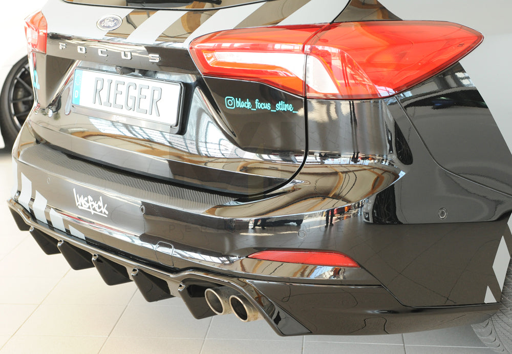 Rieger 00088236 Ford DEH Focus 4 Rear Diffuser (Inc. Focus 4 ST) 8 | ML Performance UK Car Parts