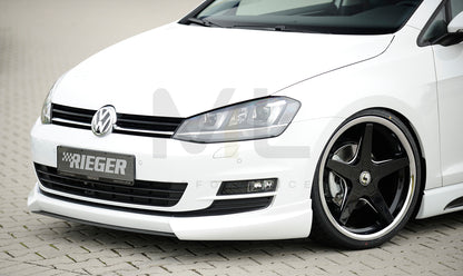 Rieger 00059550 VW Mk7 Golf Front Splitter 1 | ML Performance UK Car Parts