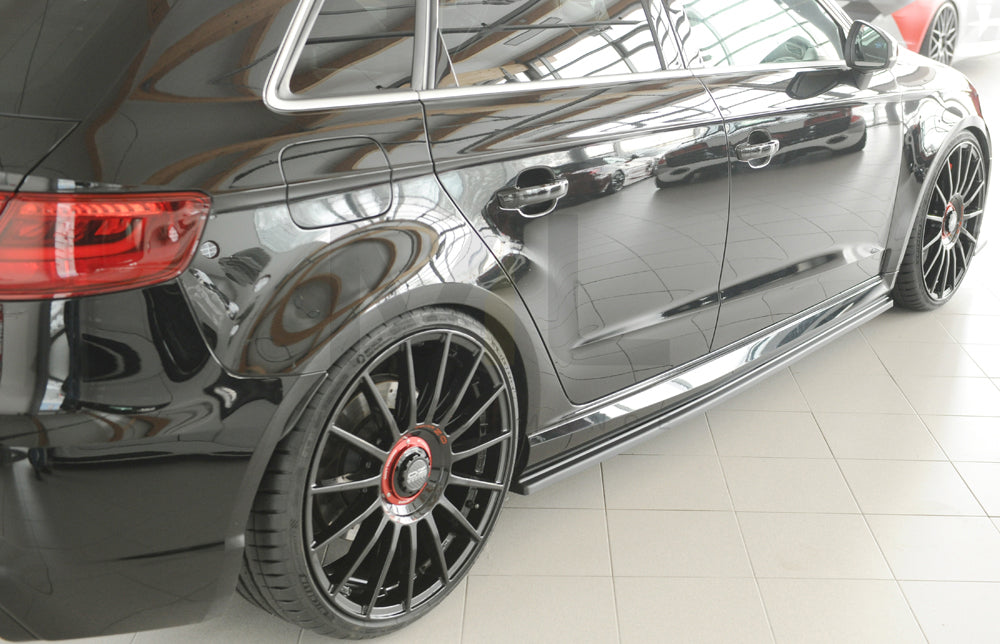 Rieger 00088233 Audi 8V RS3 Side Skirt Splitter 7 | ML Performance UK Car Parts