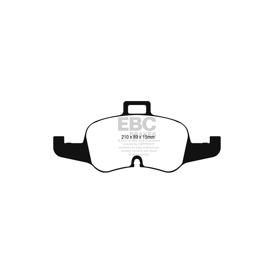 EBC DP52256NDX Audi TTS Bluestuff NDX Front Brake Pads  - ATE Caliper 2 | ML Performance UK Car Parts