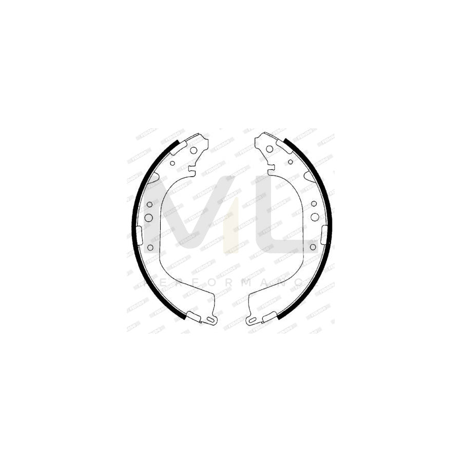 FERODO PREMIER FSB4105 Brake Shoe Set for NISSAN Patrol GR IV Off-Road (Y60, GR) with accessories | ML Performance Car Parts