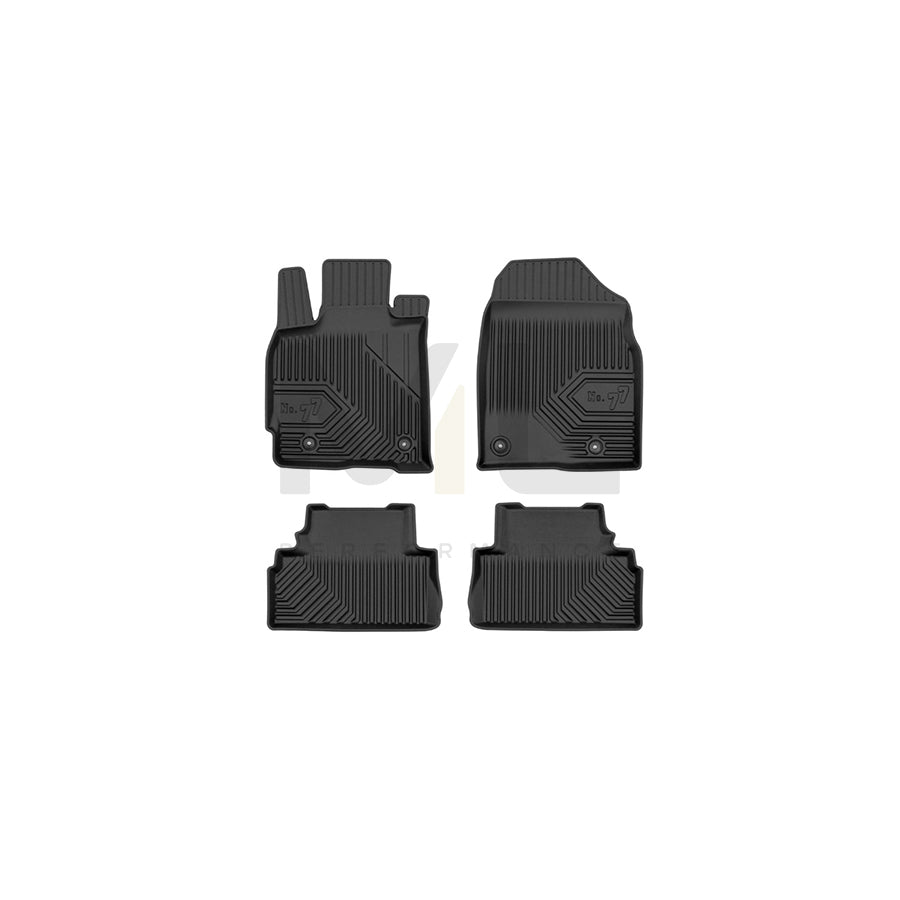 FROGUM Tailored, No.77 77425606 Floor mat set for MAZDA CX-7 (ER) Elastomer, Front and Rear, Quantity: 4, Black | ML Performance Car Parts