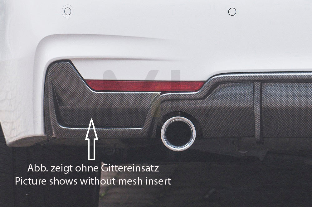 Rieger 00088072 BMW 4 Series F32 F33 F36 Rear Diffuser 7 | ML Performance UK Car Parts