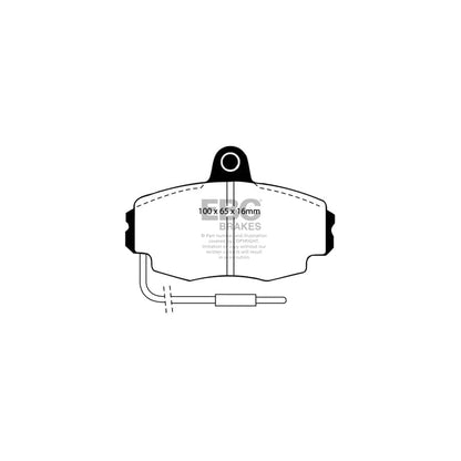 EBC PDKF506 Citroen ZX Ultimax Front Brake Pad & Plain Disc Kit 2 | ML Performance UK Car Parts