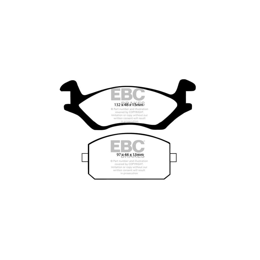 EBC PDKF2006 Toyota Starlet Ultimax Front Brake Pad & Plain Disc Kit 2 | ML Performance UK Car Parts