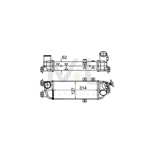 MAHLE ORIGINAL CI 500 000S Intercooler | ML Performance Car Parts