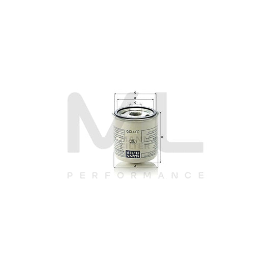 MANN-FILTER LB 712/2 Filter, compressed air system  | ML Performance Car Parts