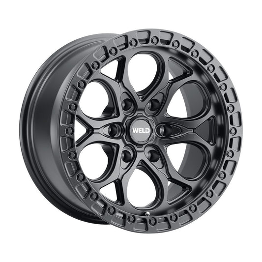 Weld W10879084500 Ledge 6 W108 Wheel 17x9 6x139.7 ET0 BS5 Satin Black