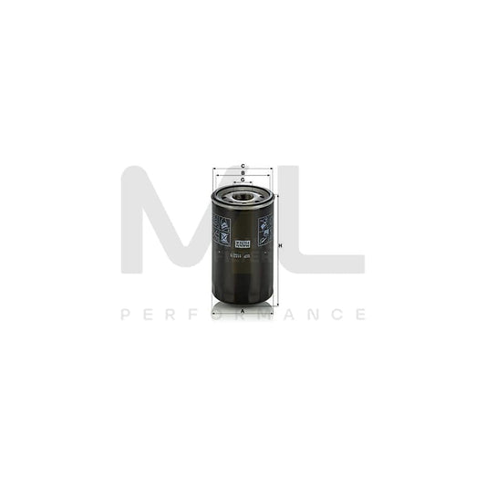 MANN-FILTER WP 1152/1 Oil Filter Spin-on Filter | ML Performance Car Parts