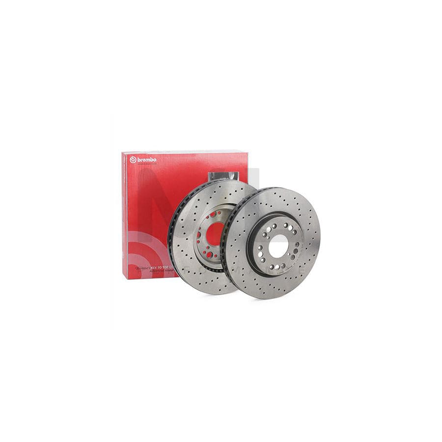 BREMBO XTRA LINE 09.8402.1X Brake Disc Perforated / Vented, Coated | ML Performance Car Parts